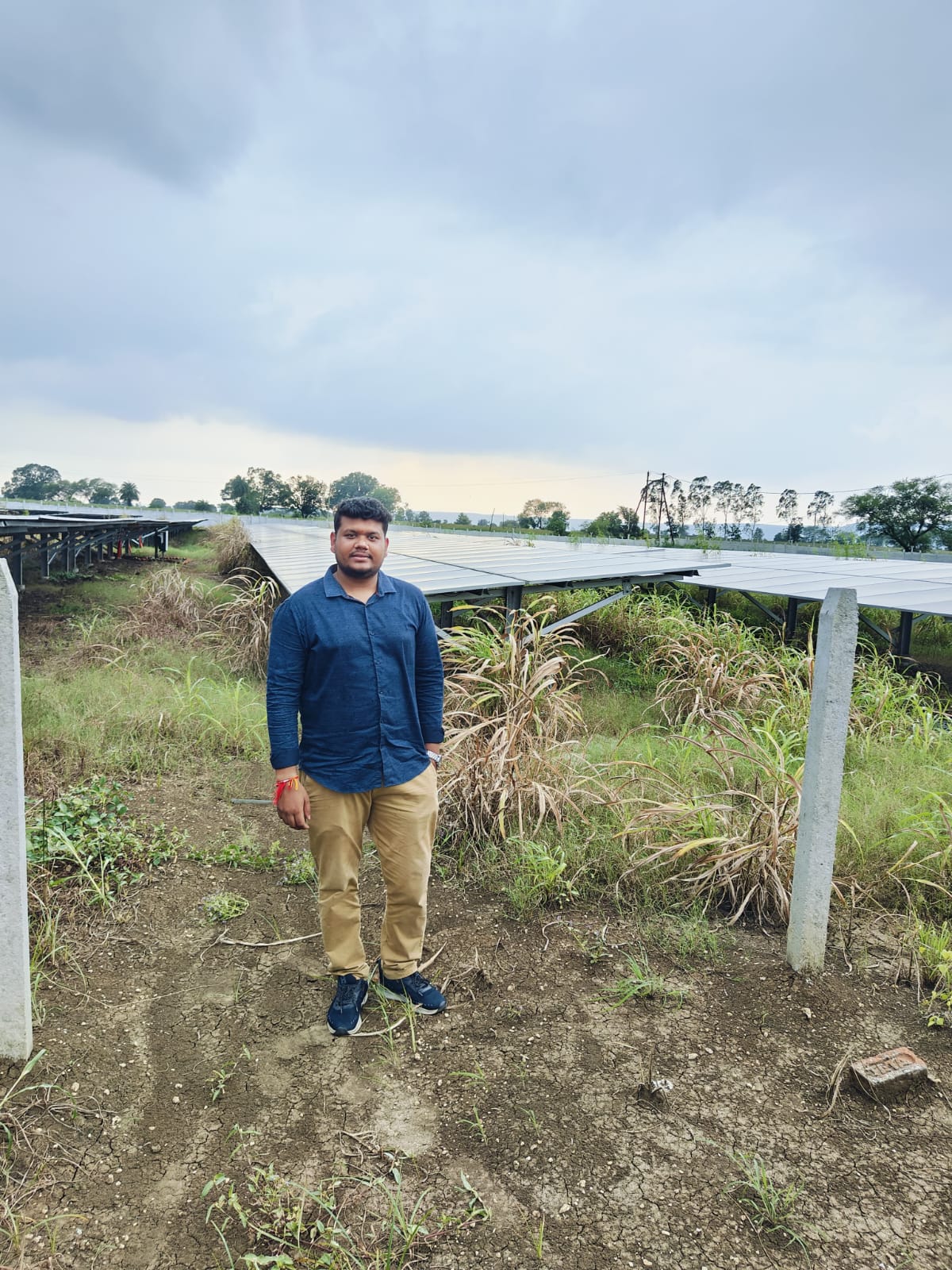 Domestic On-Grid Solar Plant with Elevated Base